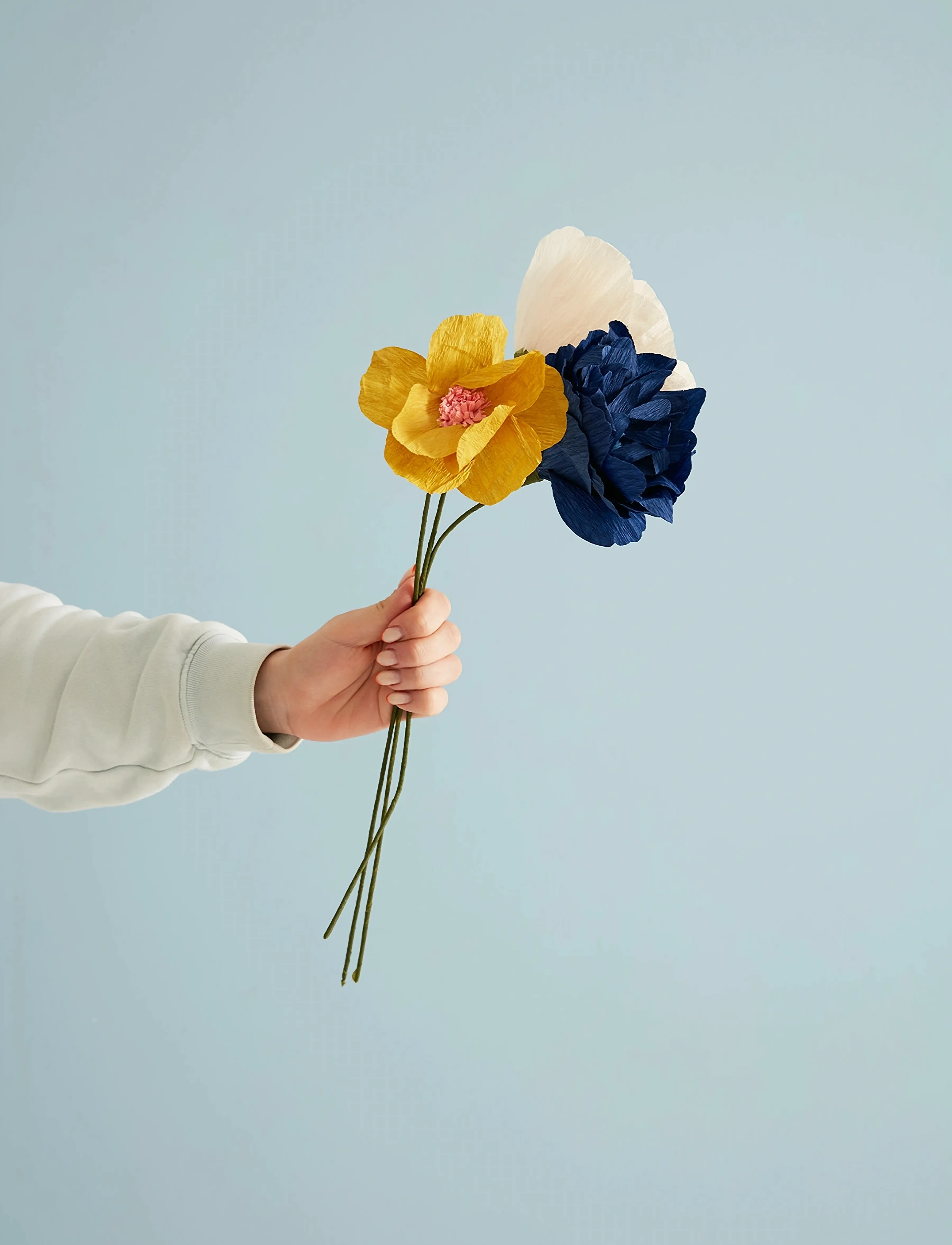 Studio About Paper Flower, One Size, Decoration, Gelb - Dried & Fake Flowers, Homeware