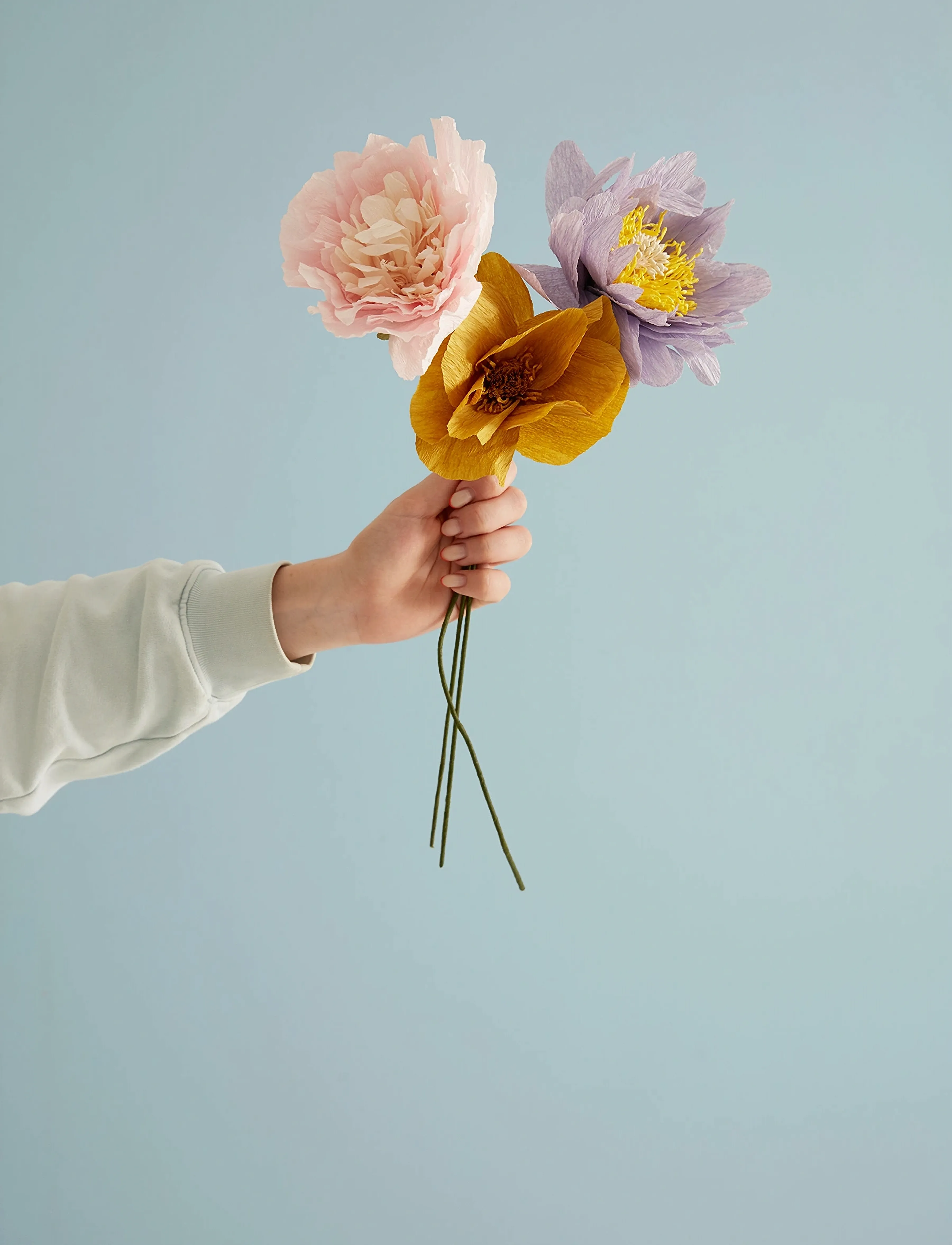 Studio About - PAPER FLOWER - ochre - 4