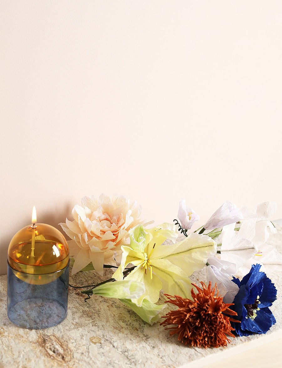 Studio About - PAPER FLOWER - kuivatatud lilled - dark ochre - 0