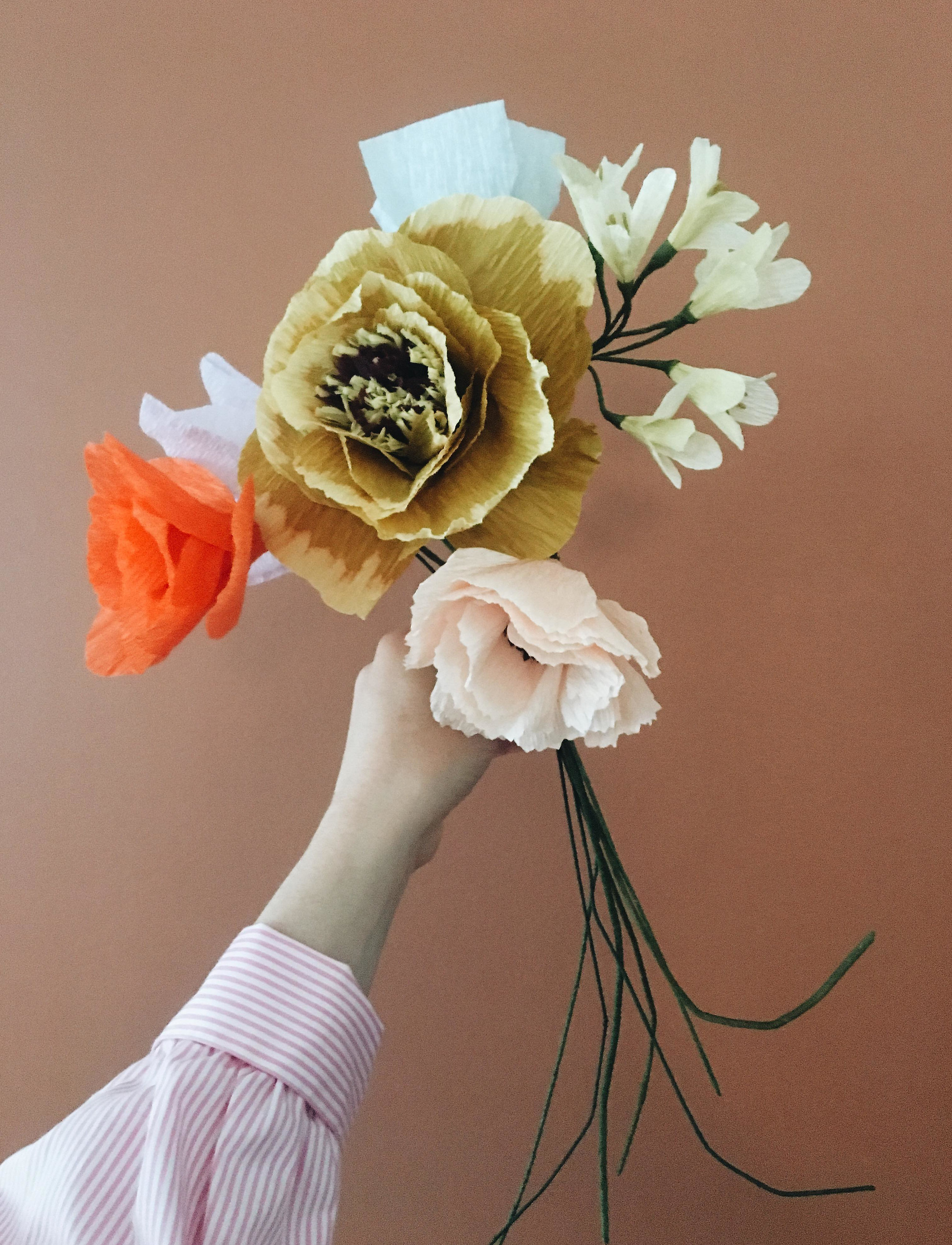 Studio About Paper Flower, African Lily, One Size, Decoration, Gelb - Flowers, Homeware