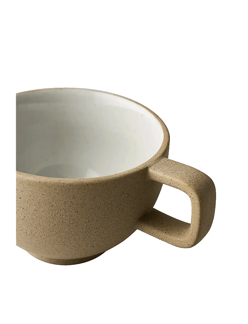 Studio About - CLAYWARE, COFFEE CUP, 2 PCS - die niedrigsten preise - sand/grey - 1