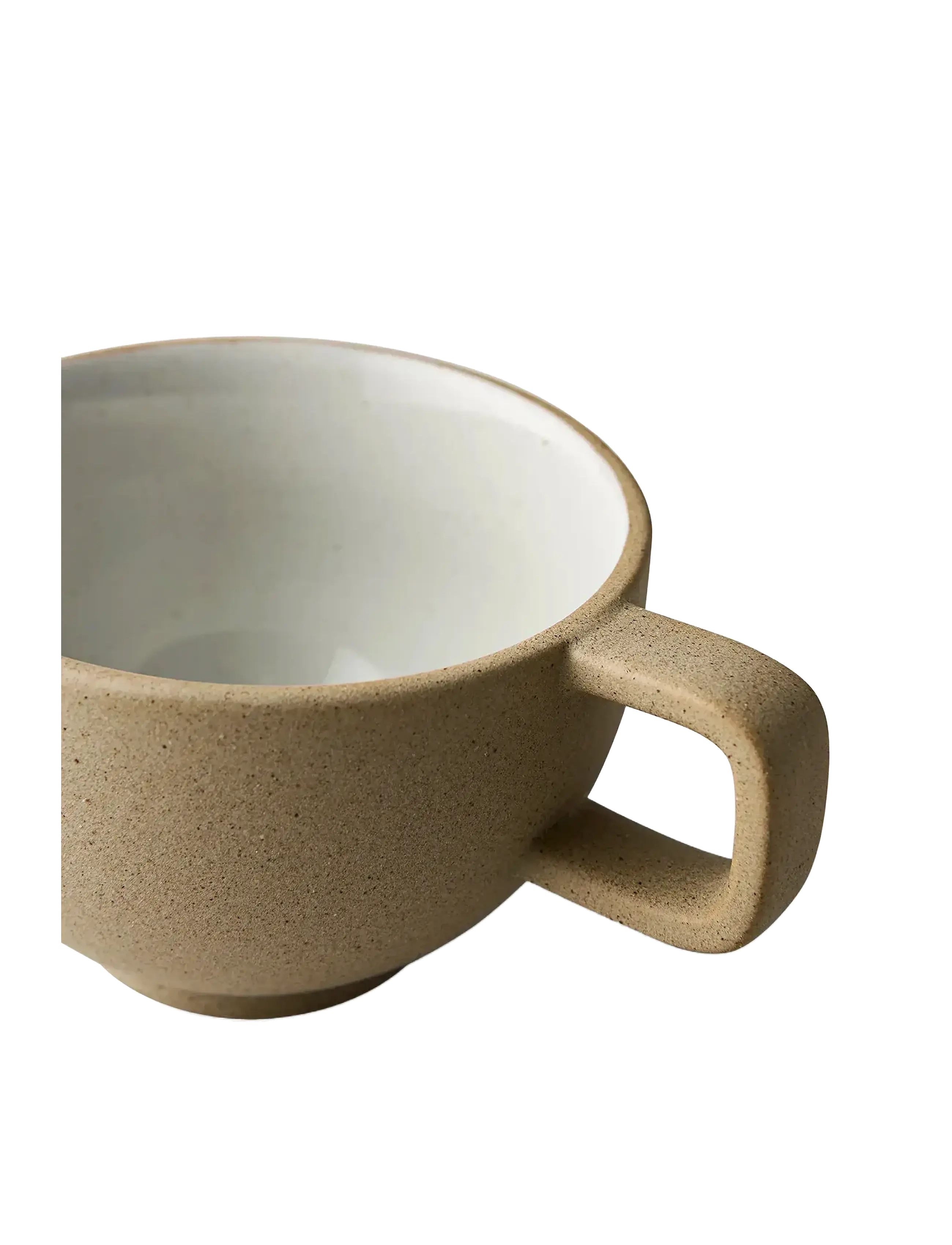Studio About - CLAYWARE, COFFEE CUP, 2 PCS - die niedrigsten preise - sand/grey - 1