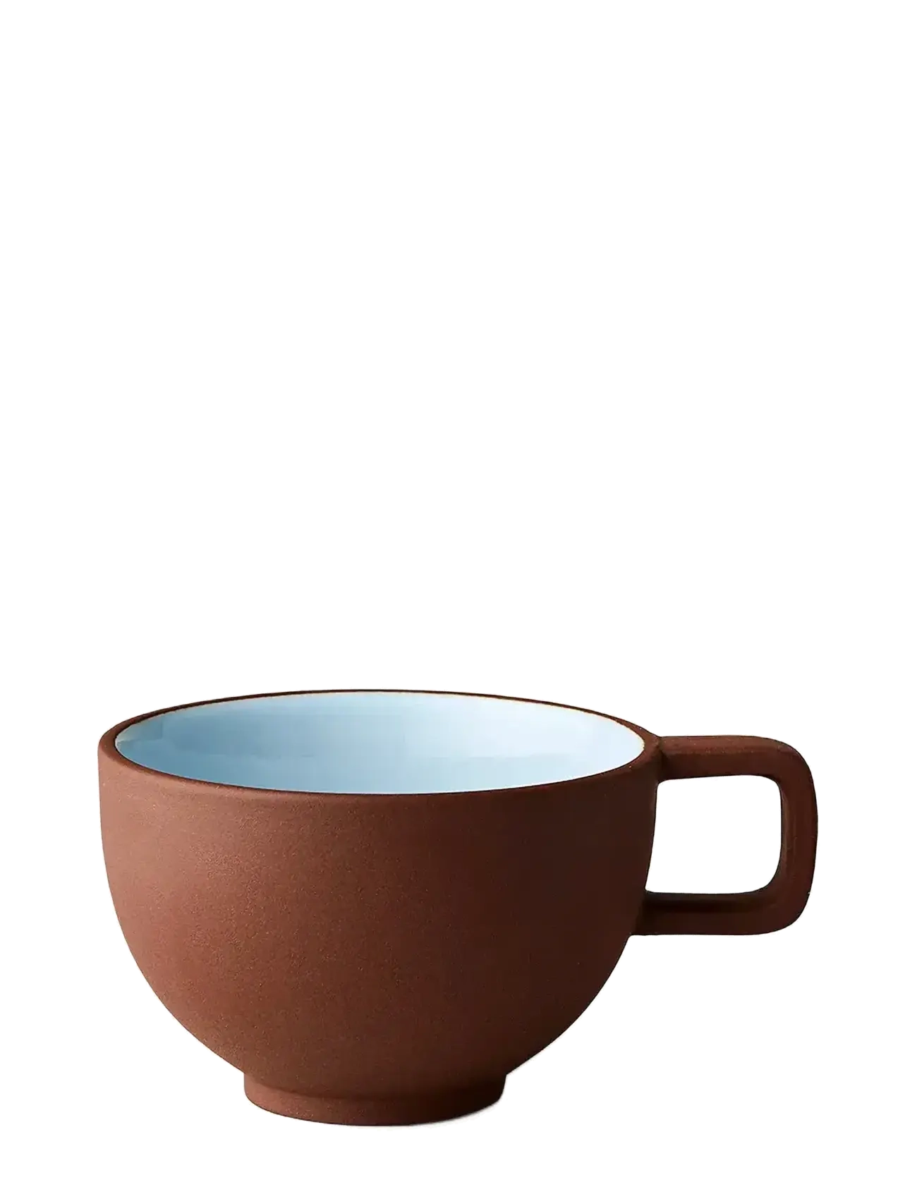 Studio About CLAYWARE, COFFEE CUP, 2 PCS - Kampagne - TERRACOTTA/BLUE / multi