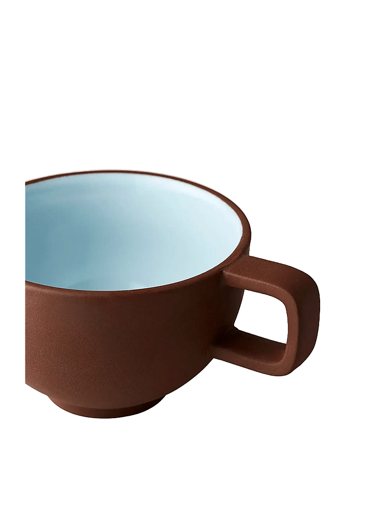 Studio About - CLAYWARE, COFFEE CUP, 2 PCS - die niedrigsten preise - terracotta/blue - 1