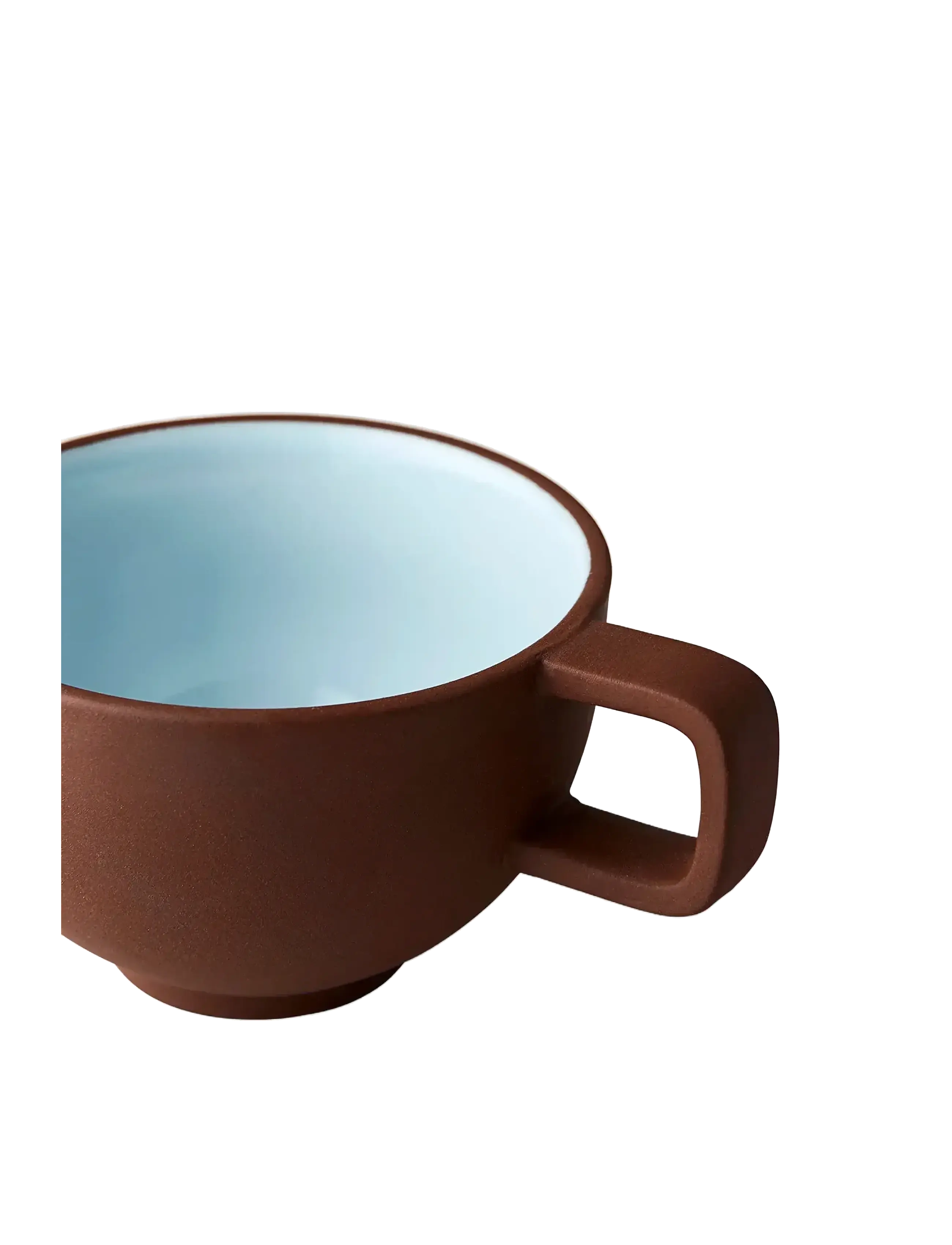Studio About - CLAYWARE, COFFEE CUP, 2 PCS - najniższe ceny - terracotta/blue - 1