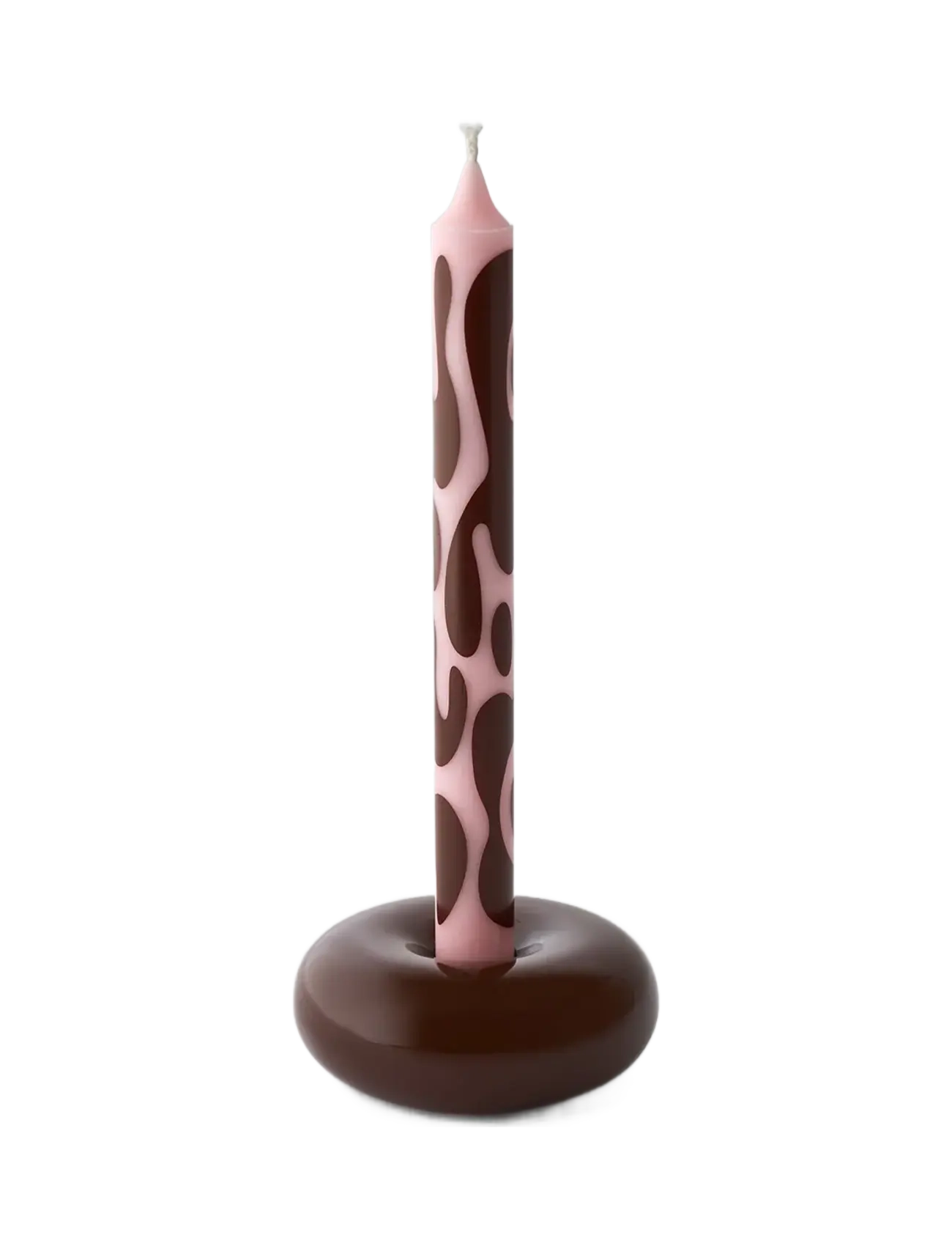 Studio About - BOB CANDLE HOLDER, SMALL, BROWN - lysestager - brown - 2