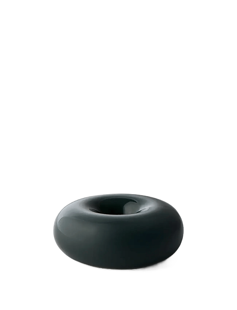 Studio About - BOB CANDLE HOLDER, SMALL, DARK GREEN - kerzenständer - dark green - 0