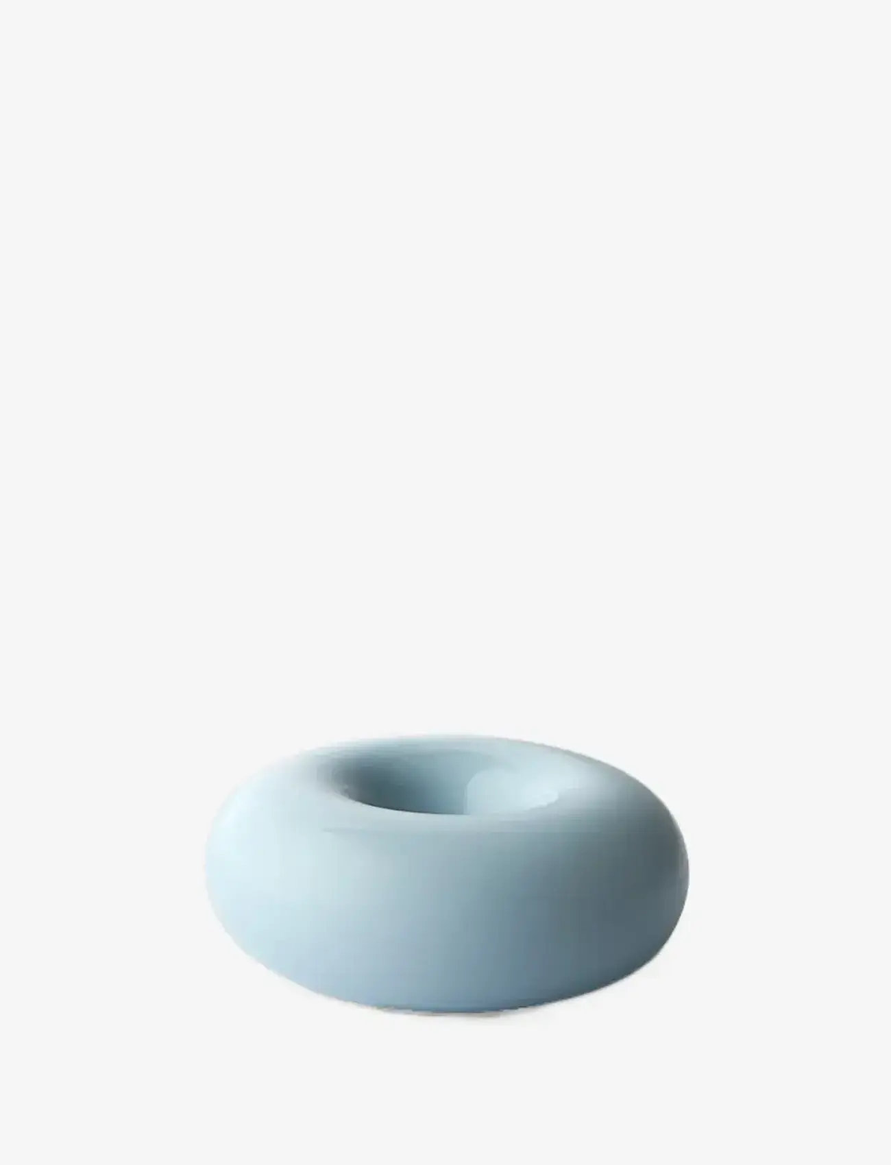 Studio About - BOB CANDLE HOLDER, SMALL, LIGHT BLUE - svečturi - light blue - 1