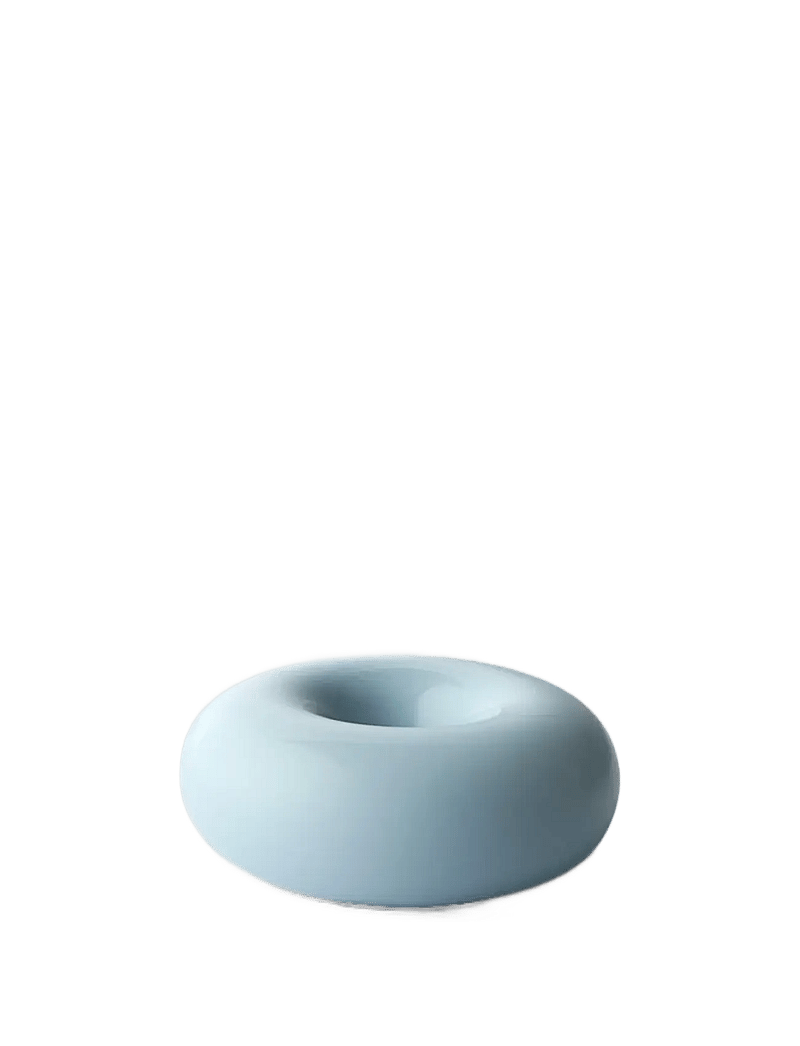 Studio About - BOB CANDLE HOLDER, SMALL, LIGHT BLUE - die niedrigsten preise - light blue - 0