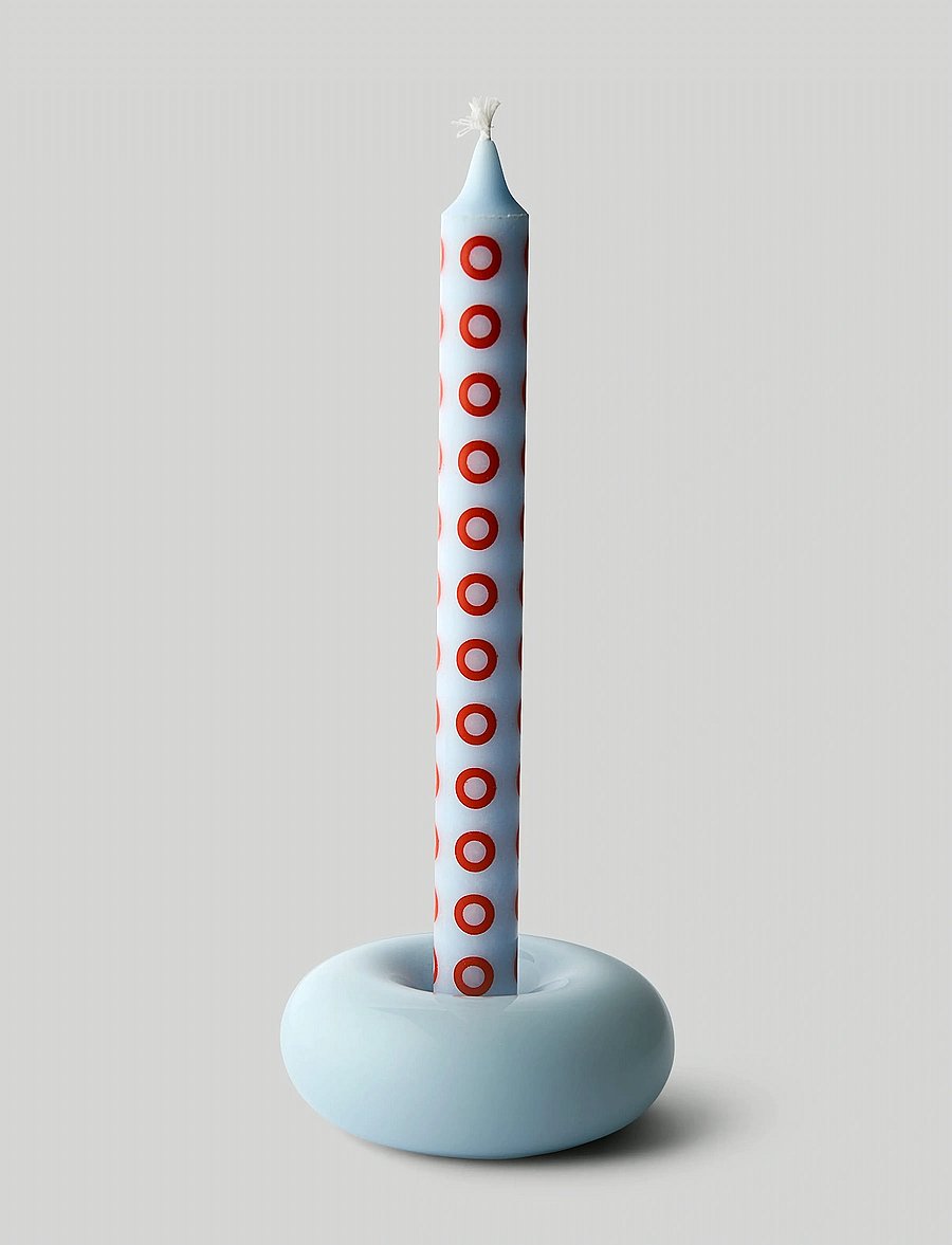Studio About - BOB CANDLE HOLDER, SMALL, LIGHT BLUE - küünlajalad - light blue - 0