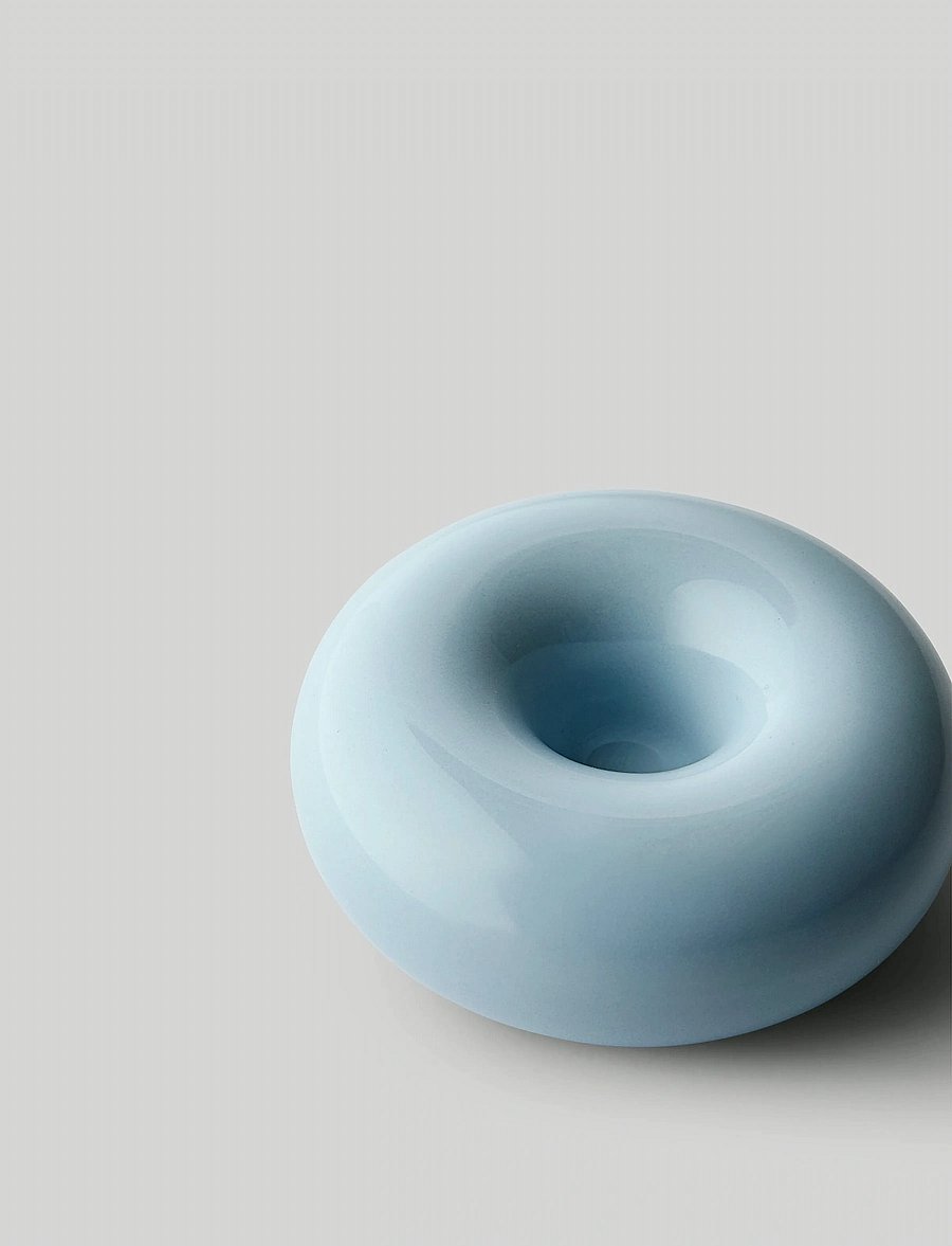 Studio About - BOB CANDLE HOLDER, SMALL, LIGHT BLUE - küünlajalad - light blue - 2