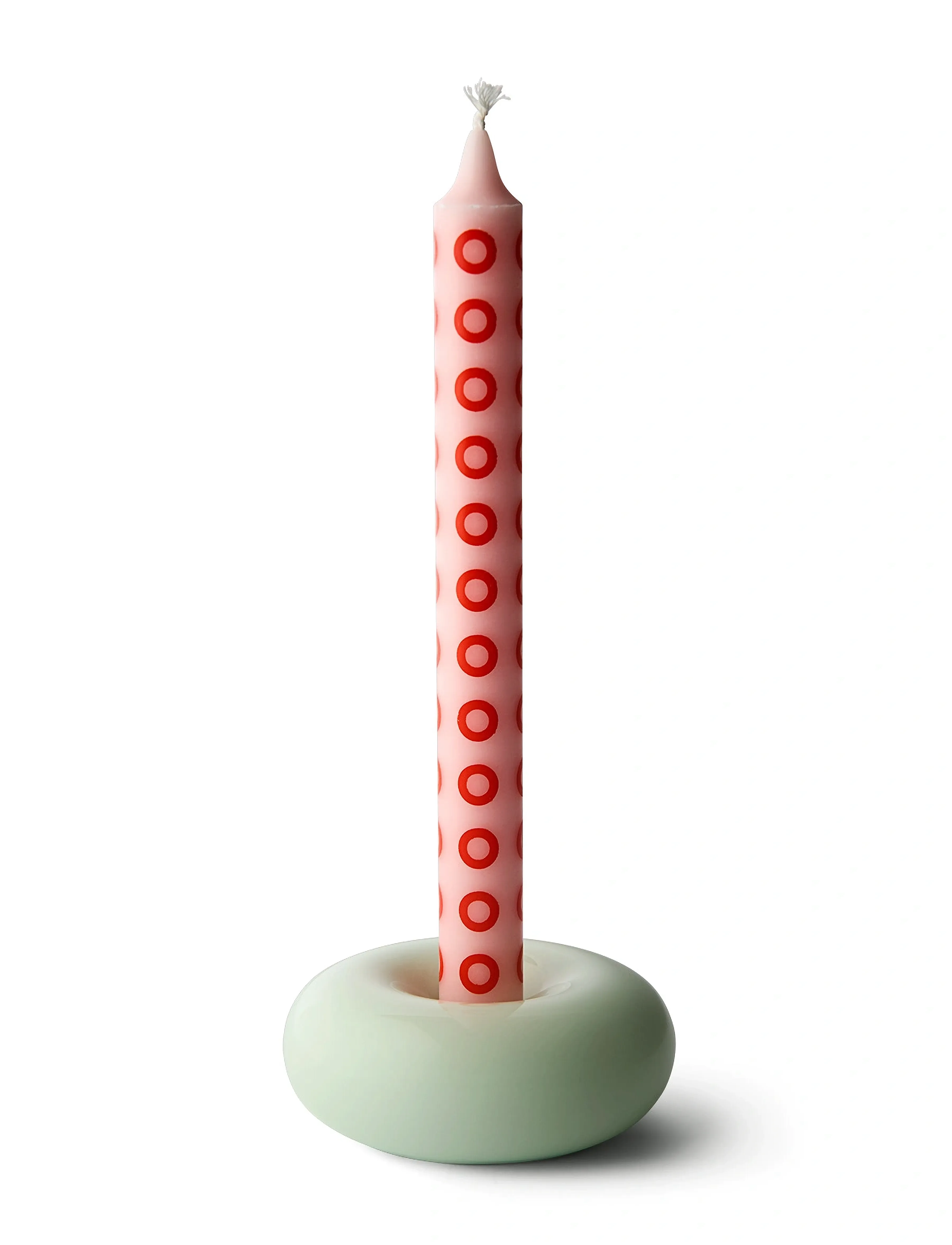 Studio About Bob Candle Holder, Small, Mint, Ø 10.5 cm, Candlesticks & Lanterns, Grün - Candlesticks, Homeware