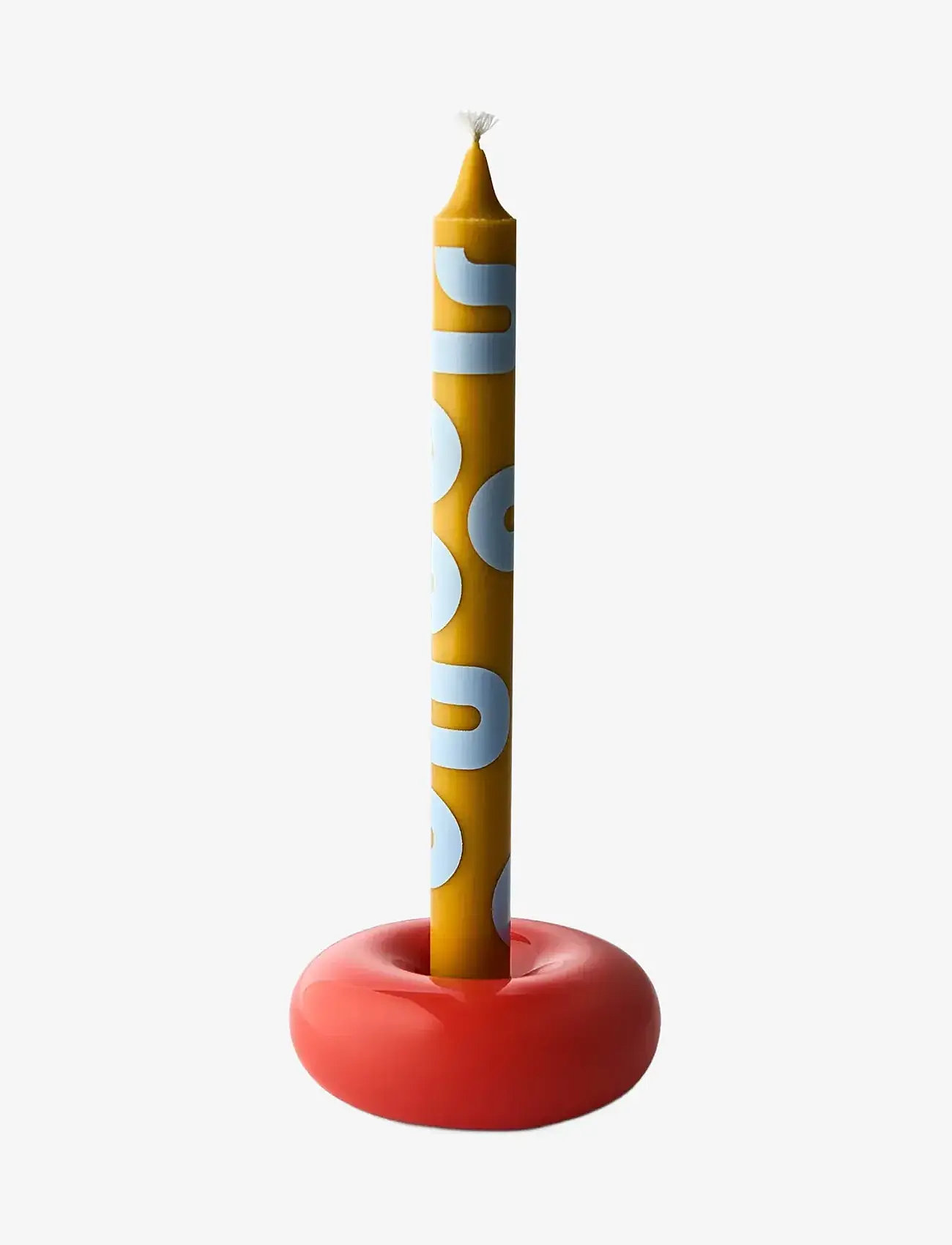 Studio About - BOB CANDLE HOLDER, SMALL, RED - laveste priser - red - 1