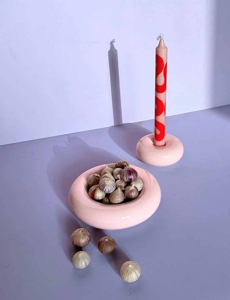 Studio About - BOB CANDLE HOLDER, SMALL, ROSE - kerzenständer - rose - 0