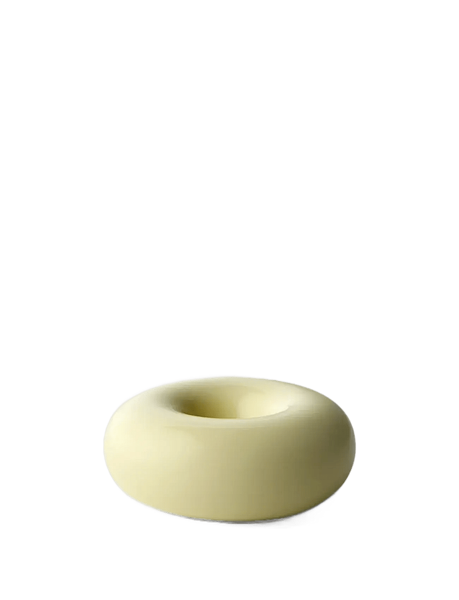 Studio About - BOB CANDLE HOLDER, SMALL, YELLOW - kerzenständer - yellow - 1