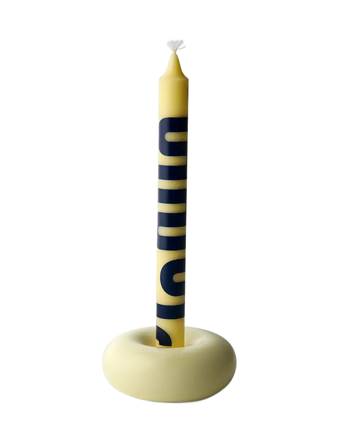 Studio About - BOB CANDLE HOLDER, SMALL, YELLOW - lysestager - yellow - 2
