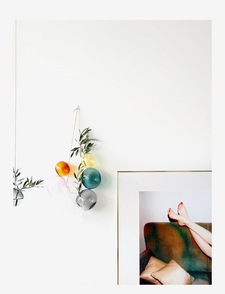 Studio About - HANGING FLOWER BUBBLE - vaasid - rose - 2