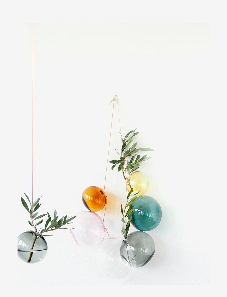 Studio About - HANGING FLOWER BUBBLE - vaasid - rose - 3