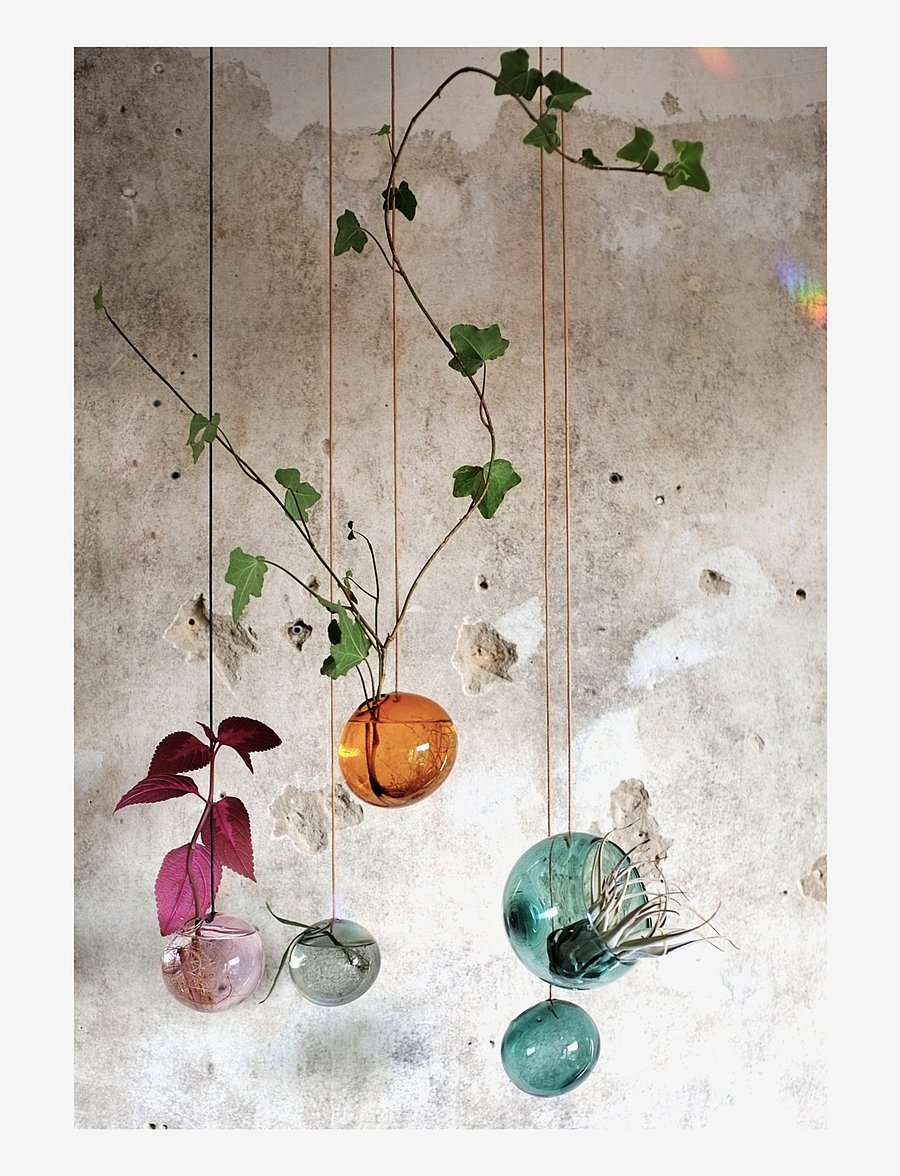 Studio About - HANGING FLOWER BUBBLE - vaasid - rose - 4