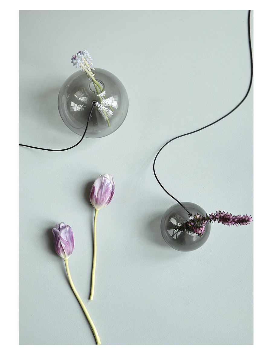 Studio About - HANGING FLOWER BUBBLE - vaasid - smoke - 0