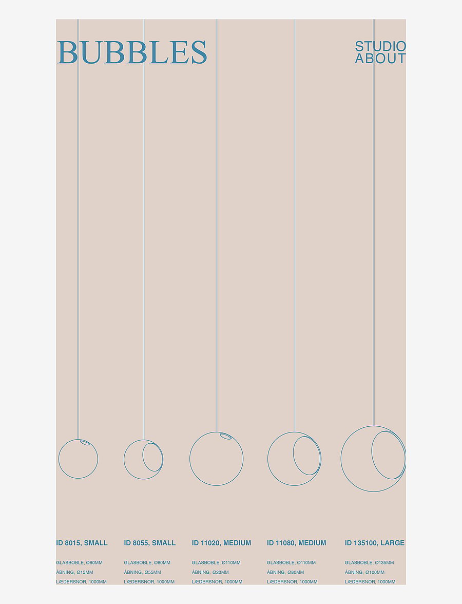 Studio About - HANGING FLOWER BUBBLE - vaasid - smoke - 3