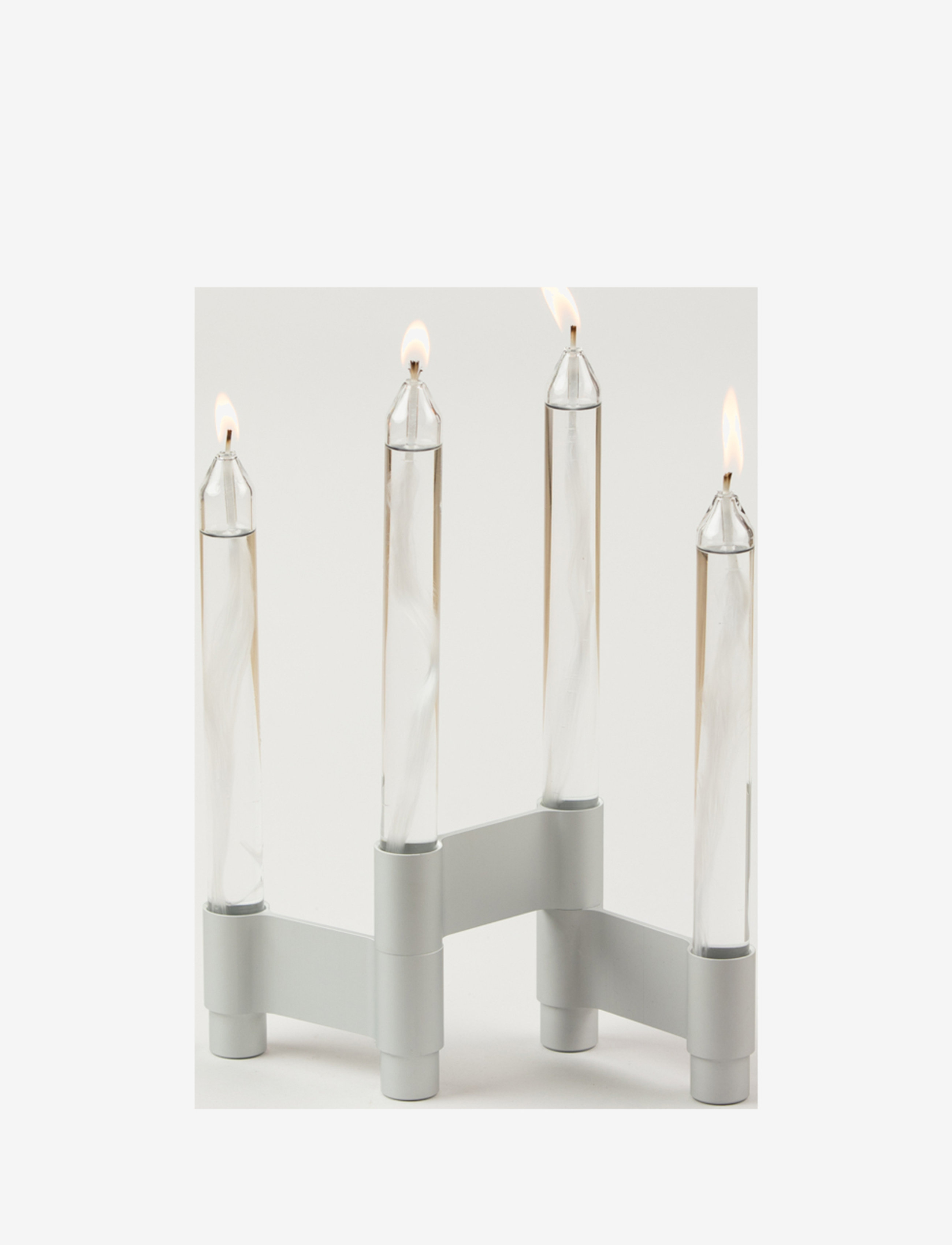 Studio About - LINK, CANDLE HOLDER - geburtstagsgeschenke - matt silver - 2