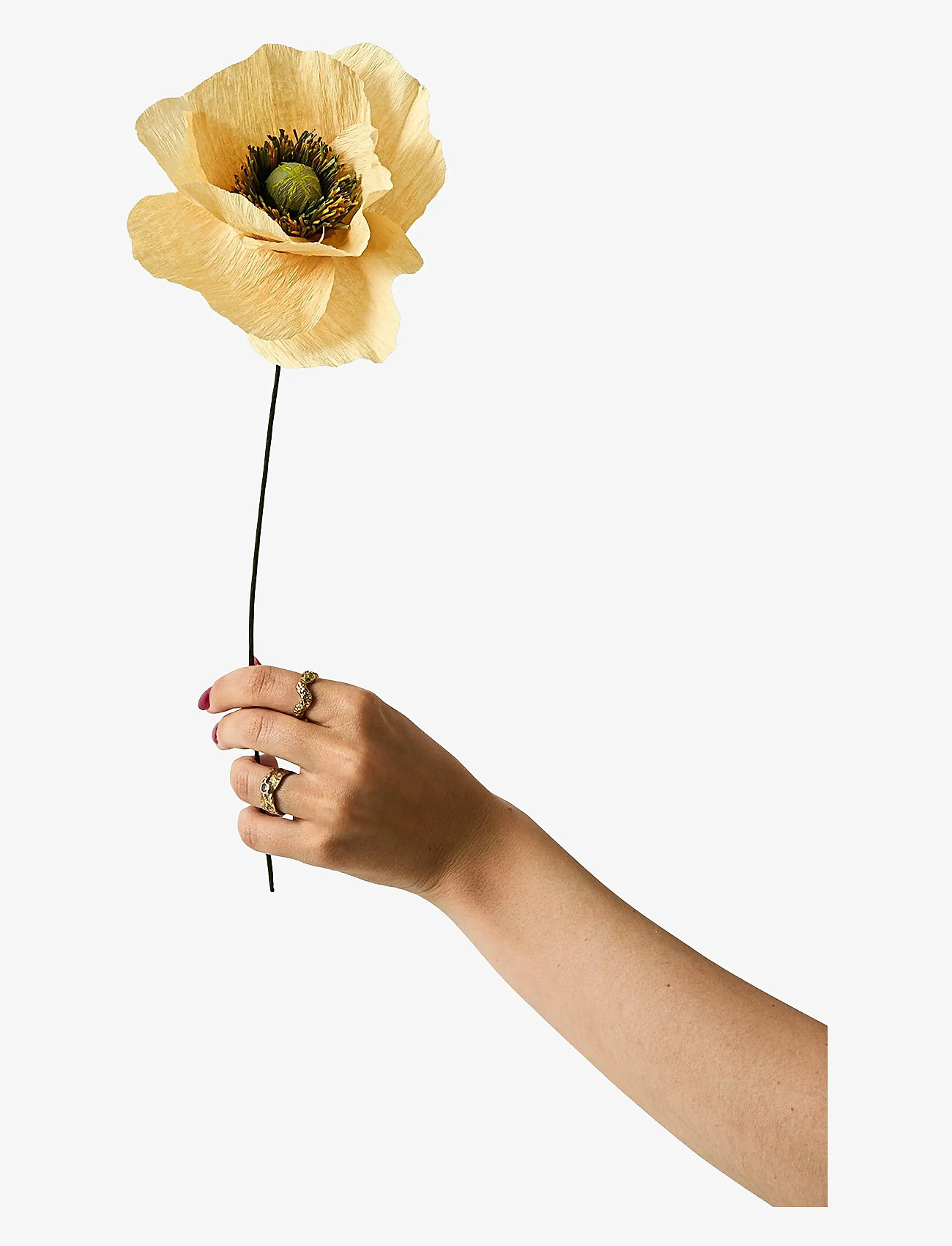 Studio About - PAPER FLOWER, PAPAVER, SOFT PEACH - valentinsgaver - soft peach - 1