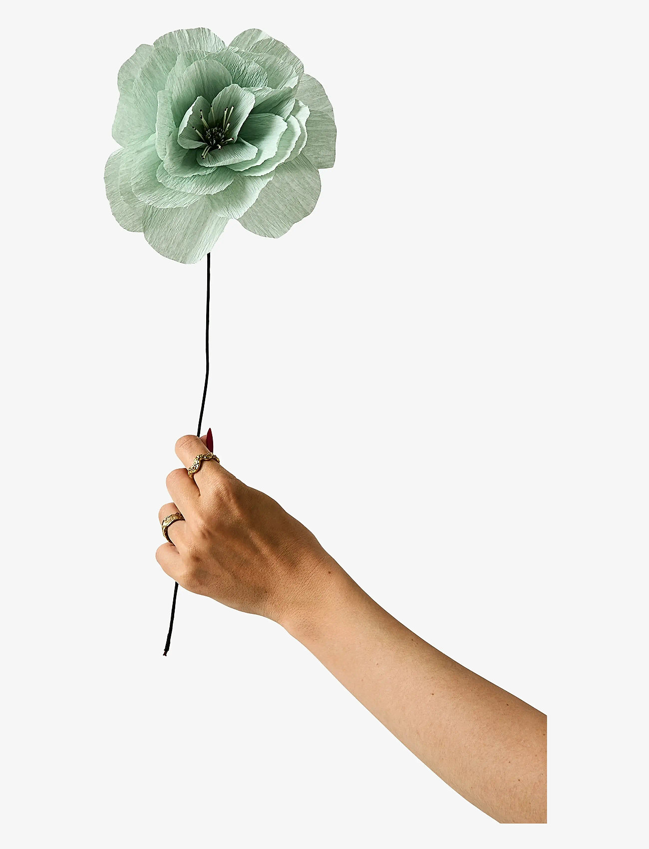 Studio About - PAPER FLOWER, ROSA LA PALOMA GRANDE, MINT - valentinsgaver - mint - 1