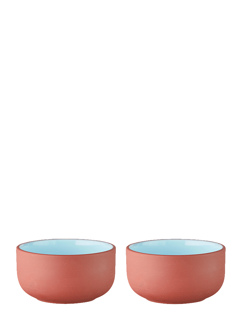 Studio About - BOWL, MEDIUM - geschenke unter 50€ - terracotta/blue - 0