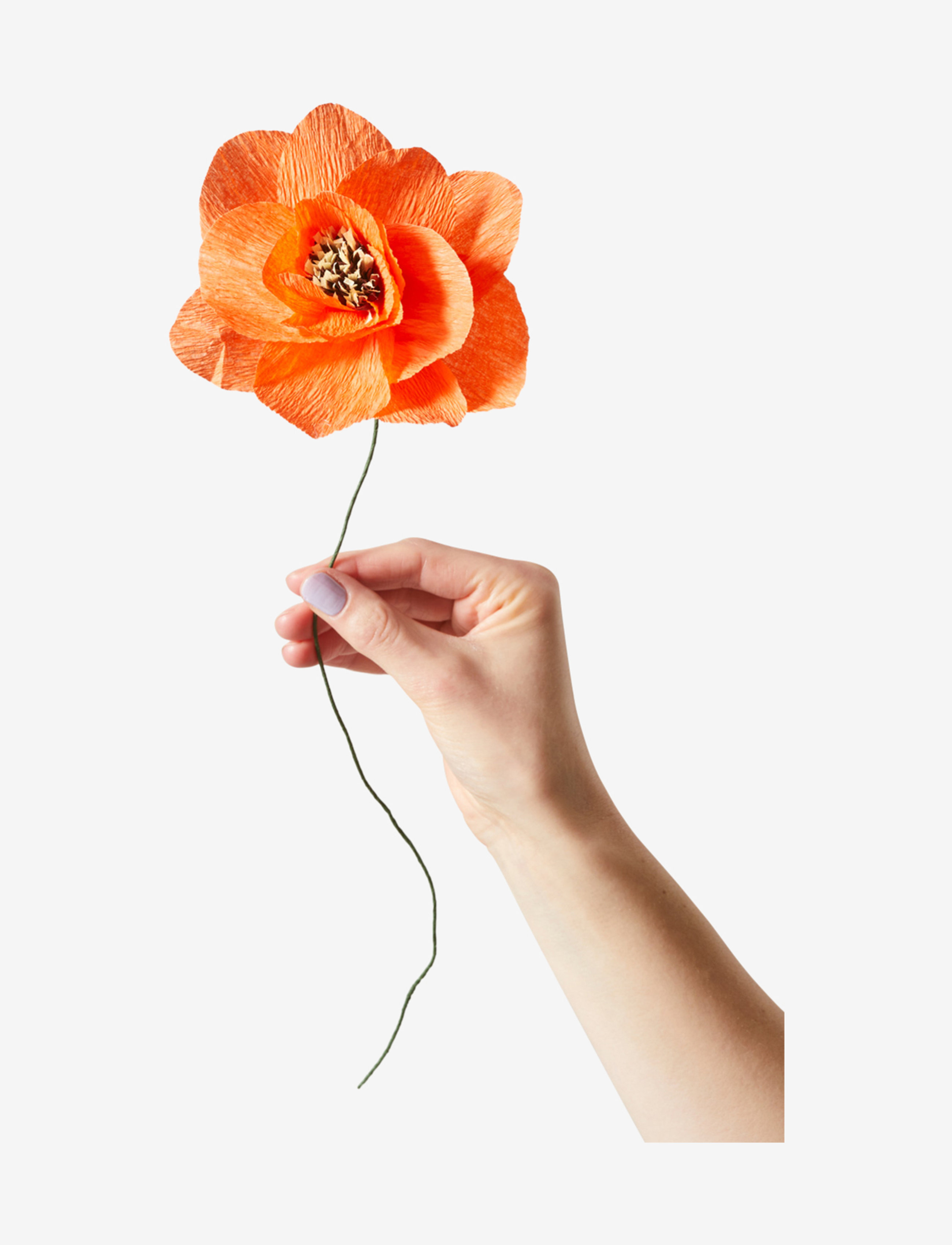 STUDIO ABOUT Paper Flower Orange - L:13.0CM - Unisex