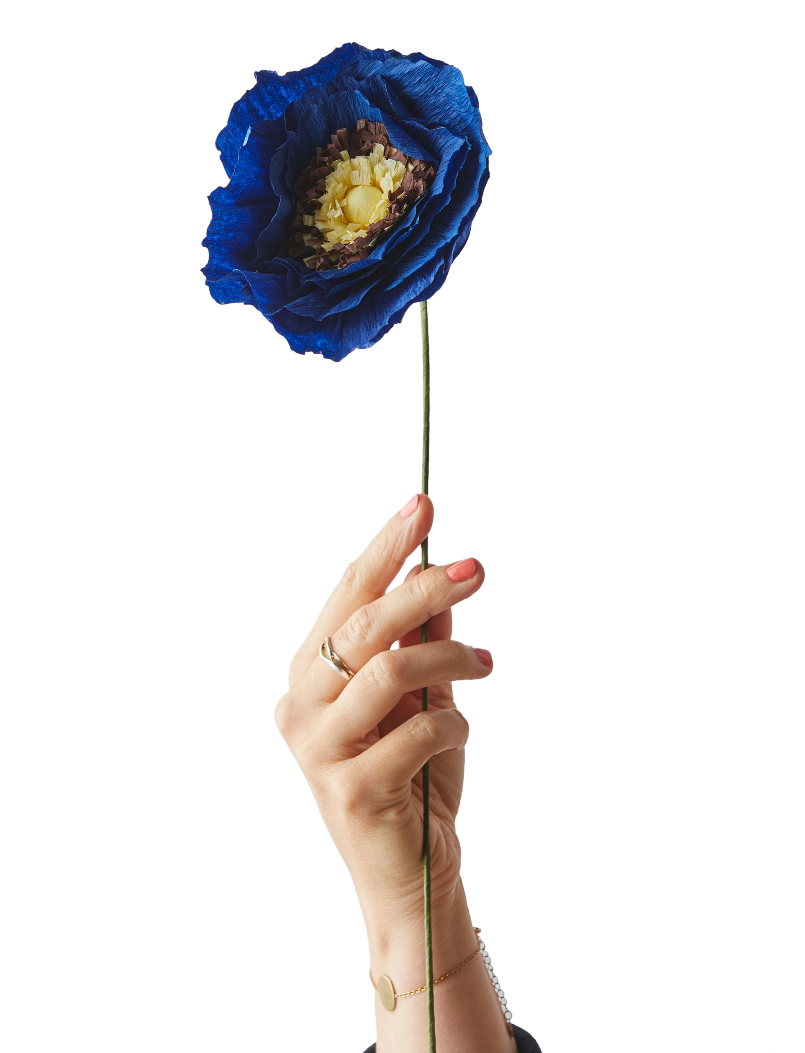 STUDIO ABOUT Paper Flower Blau - L:44CM - Unisex