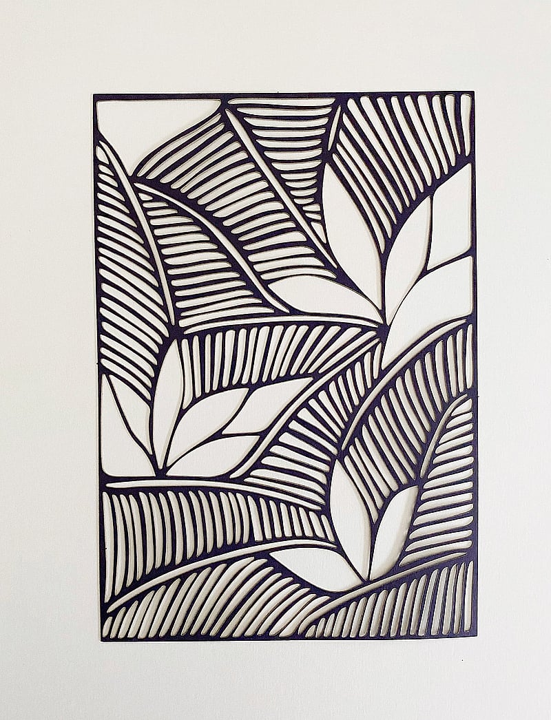 Studio About - PAPERCUT, A5, ORGANIC, RECTANGLE - botaanika - aubergine - 0