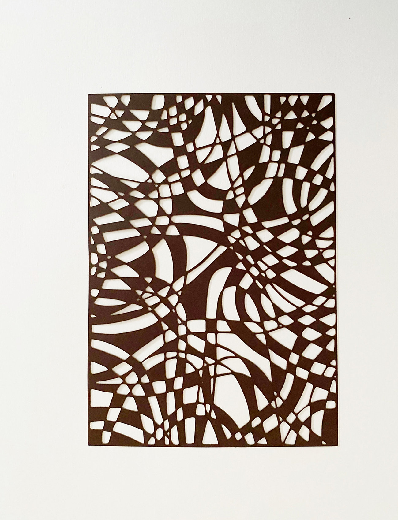 Studio About Papercut, A5, Geometric, Rectangle, 14.8X21 cm, Brown, Plakater > Botaniske, Unisex