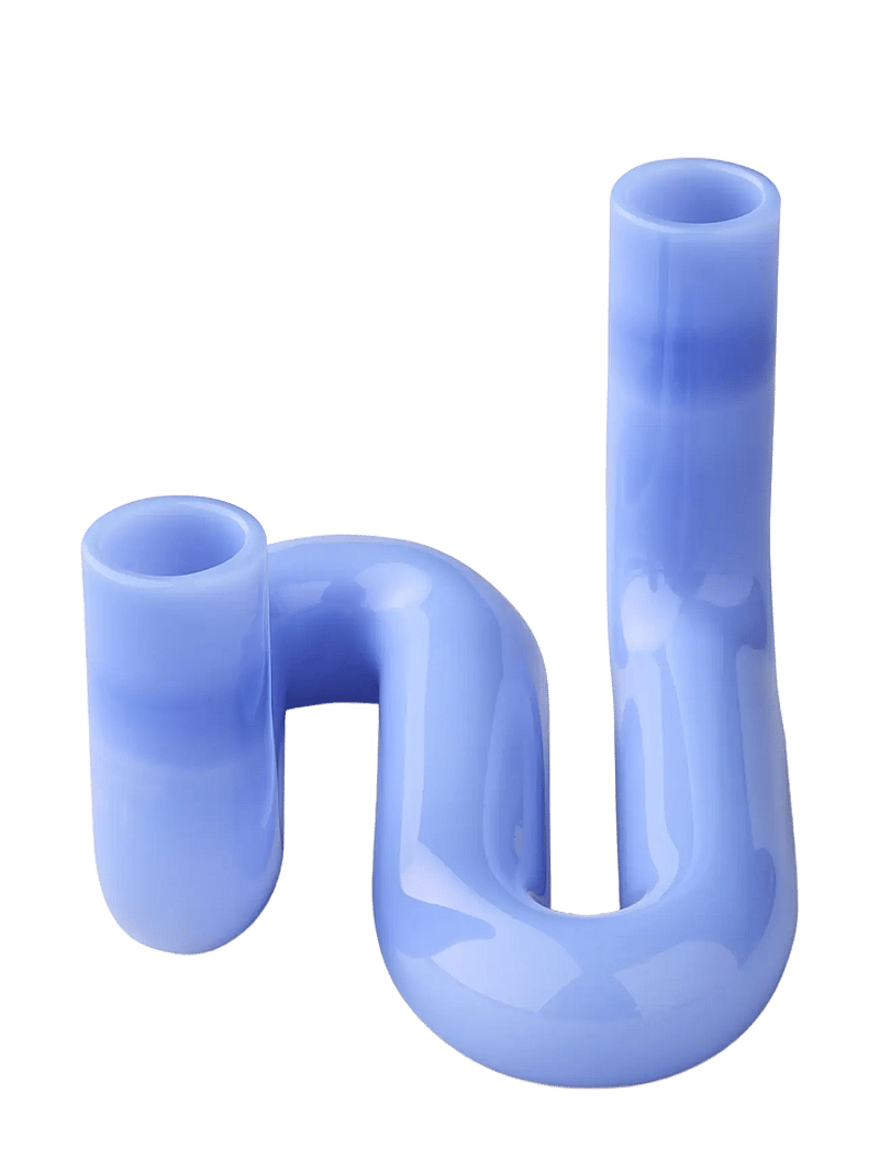 Studio About - WAVE - kerzenständer - milk blue - 0