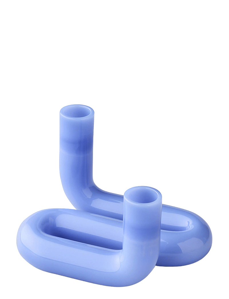 Studio About - WAVE - kerzenständer - milk blue - 1