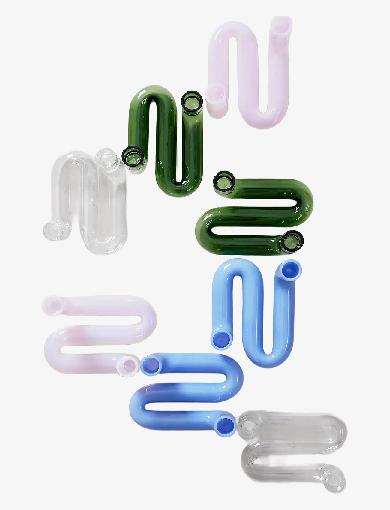 Studio About - WAVE - candlesticks - rose - 5