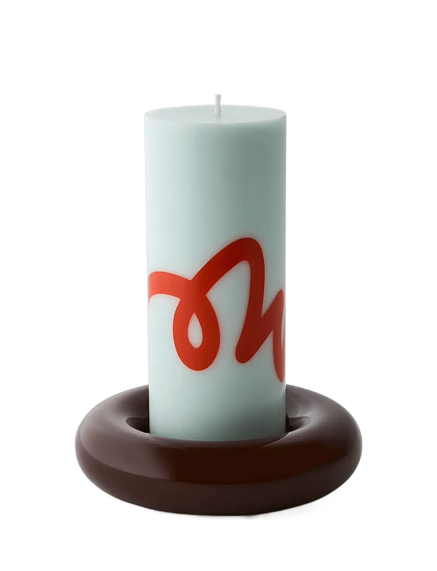 Studio About - BOB CANDLE HOLDER, LARGE, BROWN - nach preis einkaufen - brown - 2