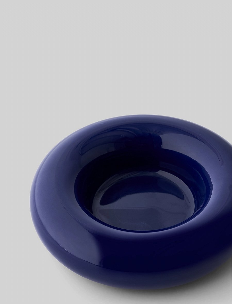 Studio About - BOB CANDLE HOLDER, LARGE, DARK BLUE - nach preis einkaufen - dark blue - 5