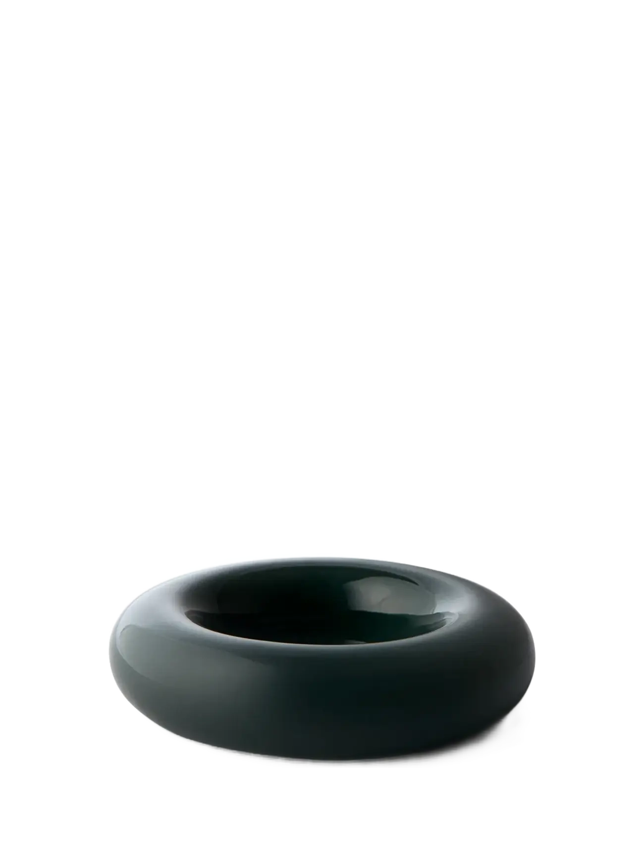 STUDIO ABOUT Bob Candle Holder, Large, Dunkel Grün Grün - Ø 16 CM - Unisex