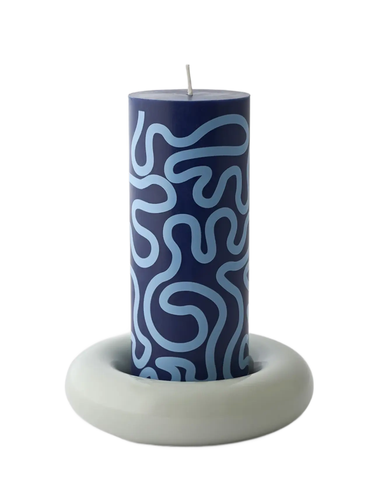 Studio About - BOB CANDLE HOLDER, LARGE, LIGHT GREY - køb efter pris - light grey - 2