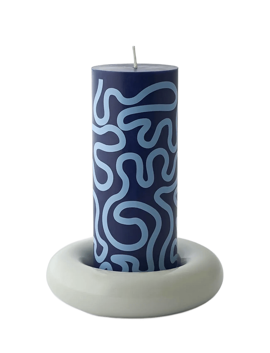 Studio About - BOB CANDLE HOLDER, LARGE, LIGHT GREY - nach preis einkaufen - light grey - 2