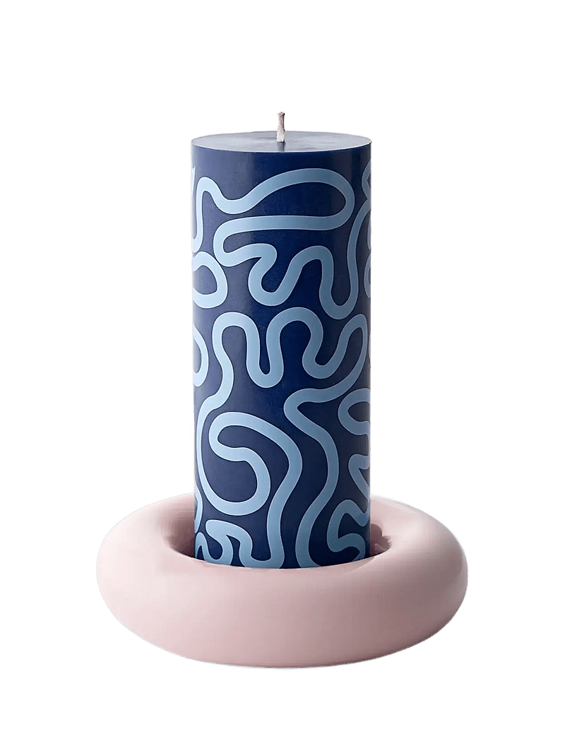 Studio About - BOB CANDLE HOLDER, LARGE, ROSE - küünlajalad - rose - 2