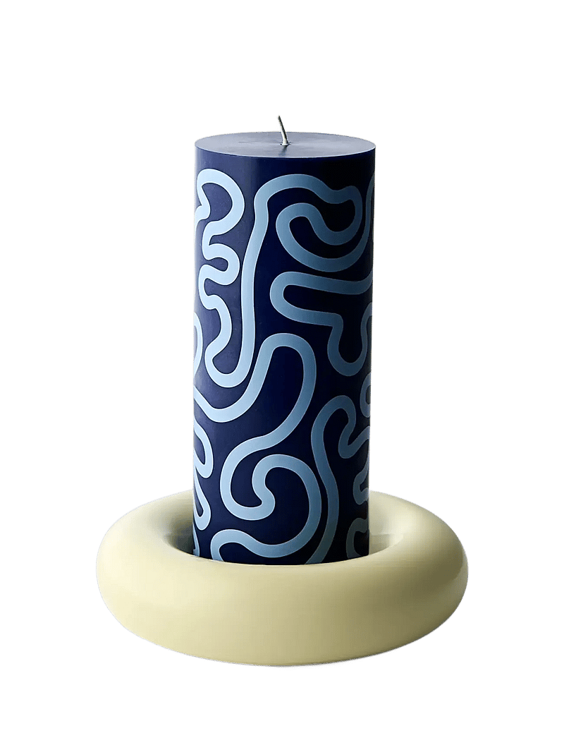 Studio About - BOB CANDLE HOLDER, LARGE, YELLOW - kerzenständer - yellow - 2