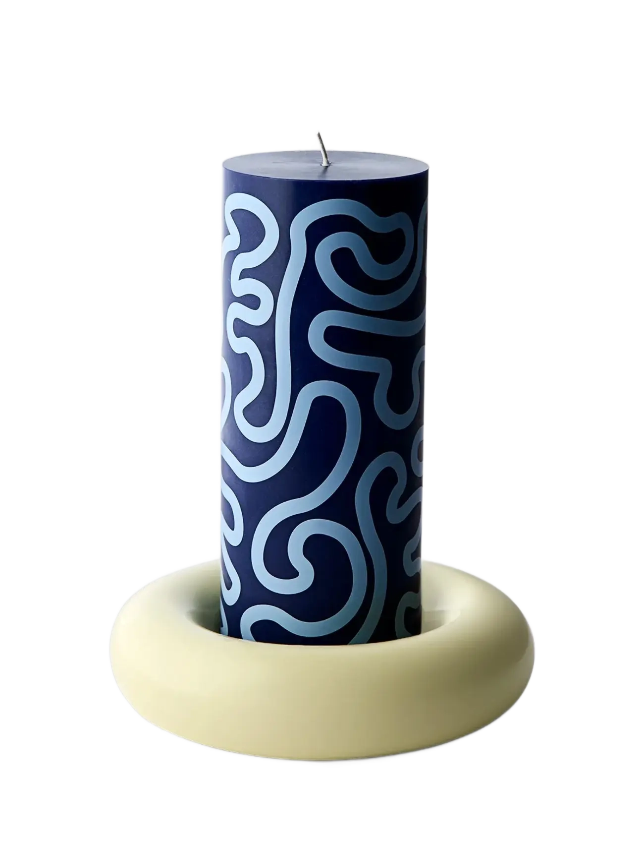 Studio About - BOB CANDLE HOLDER, LARGE, YELLOW - ljusstakar - yellow - 2