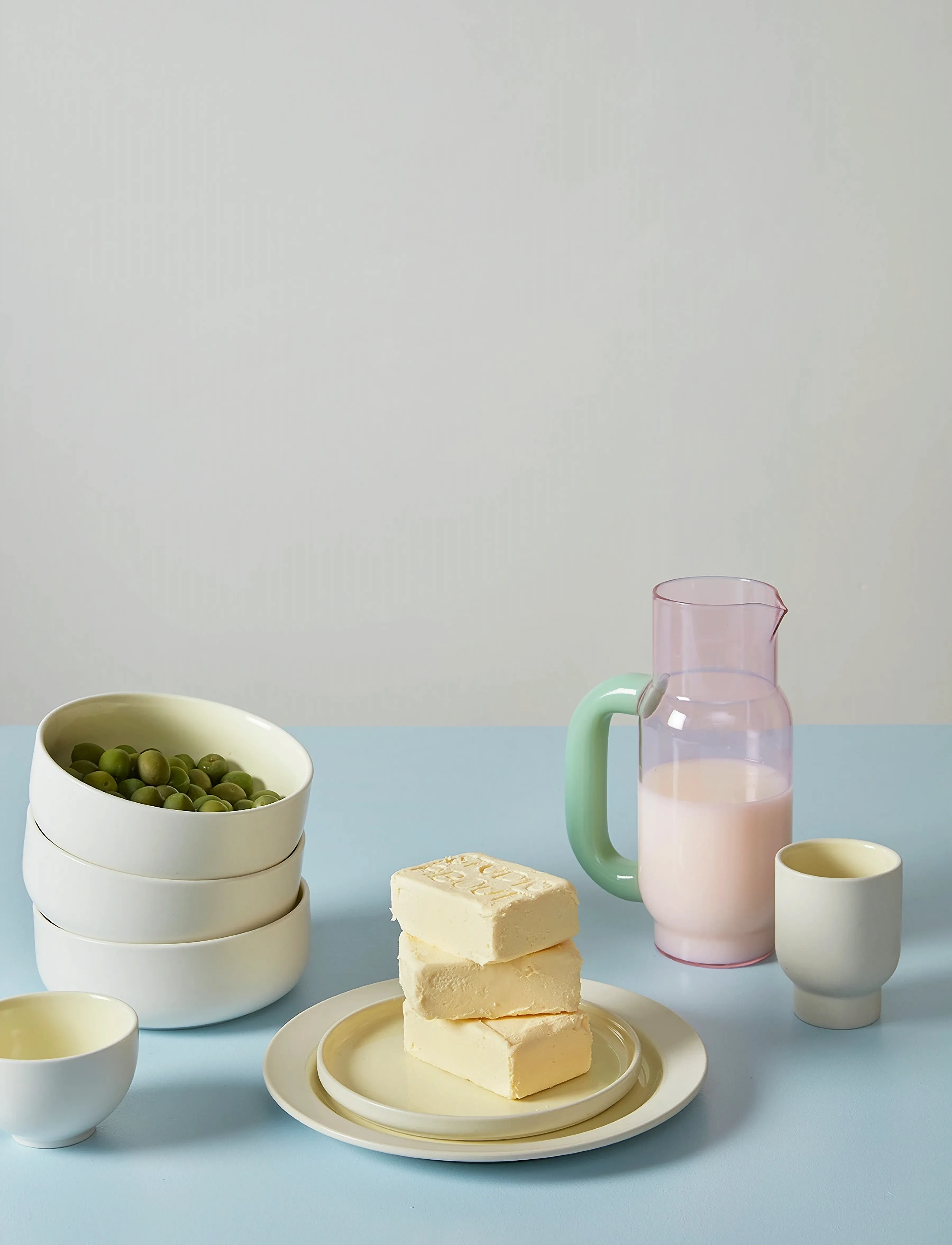 Studio About - CLAYWARE, BRUNCH BOWL, 2 PCS - laveste priser - ivory/yellow - 3