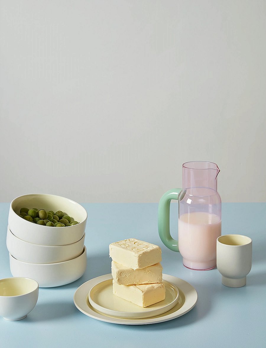 Studio About - CLAYWARE, BRUNCH BOWL, 2 PCS - hommikusöögikausid - ivory/yellow - 3