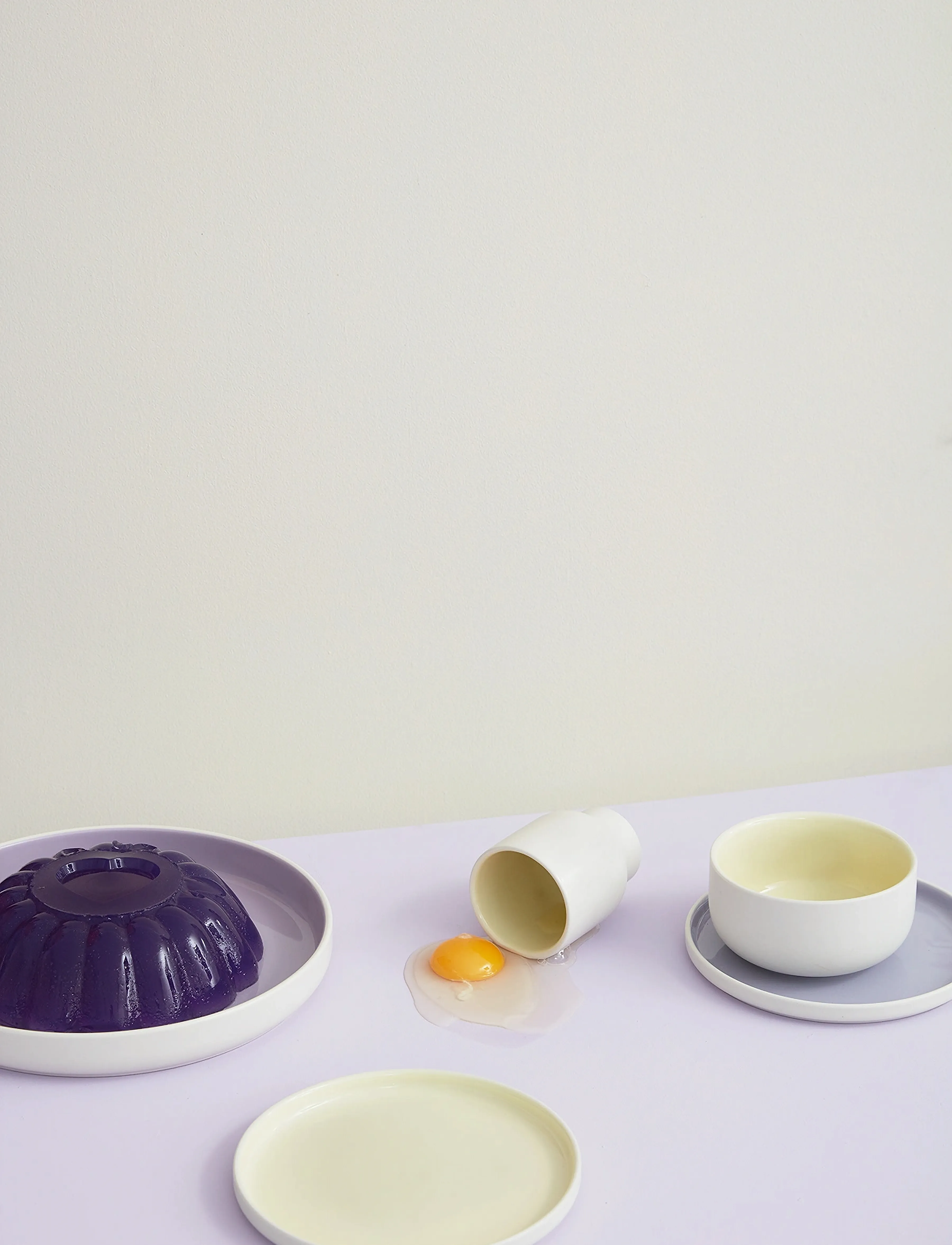 Studio About - CLAYWARE, BRUNCH BOWL, 2 PCS - laveste priser - ivory/yellow - 5