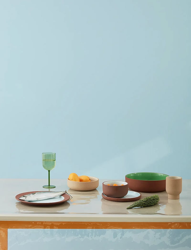 Studio About - CLAYWARE, BRUNCH BOWL, 2 PCS - frukostskålar - sand/grey - 4