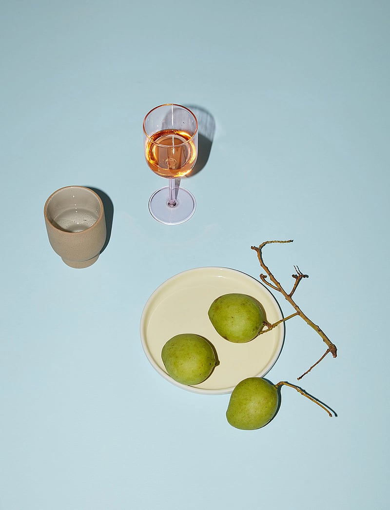 Studio About - PLATE, MEDIUM - osta hinna alusel - ivory/yellow - 1