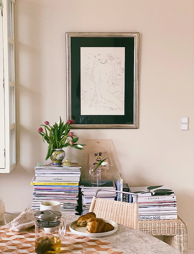 Studio About - PLATE, MEDIUM - osta hinna alusel - ivory/yellow - 2